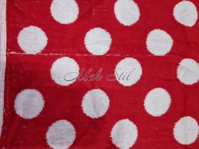 Хавлиени кърпи Outlet Преоценена хавлиена кърпа червени точки